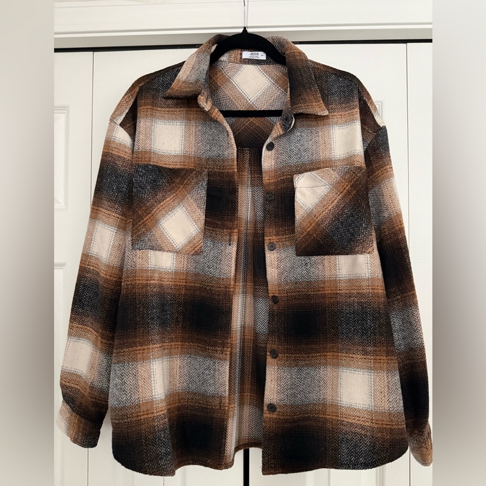Ardene Multi-Tone Plaid Shacket